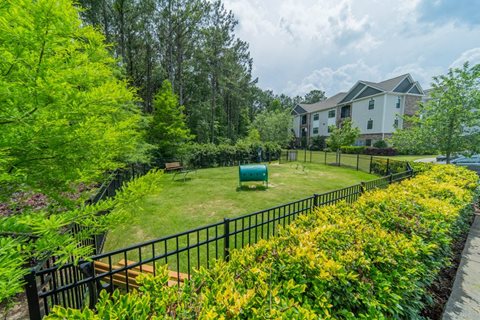 Leash Free Bark Park with Agility Equipment at The Oxmoor in Birmingham, AL